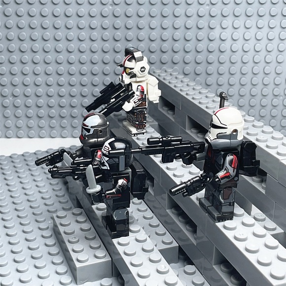 Star Wars Bad Batch Armored Clone Force 99 Custom Minifigures Lot of 4 - Picture 3 of 3